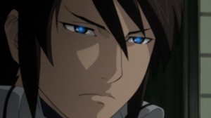 Akizuki has blue eyes.