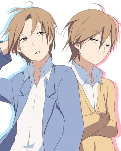Yuuta on the right, Yuuki on the left.