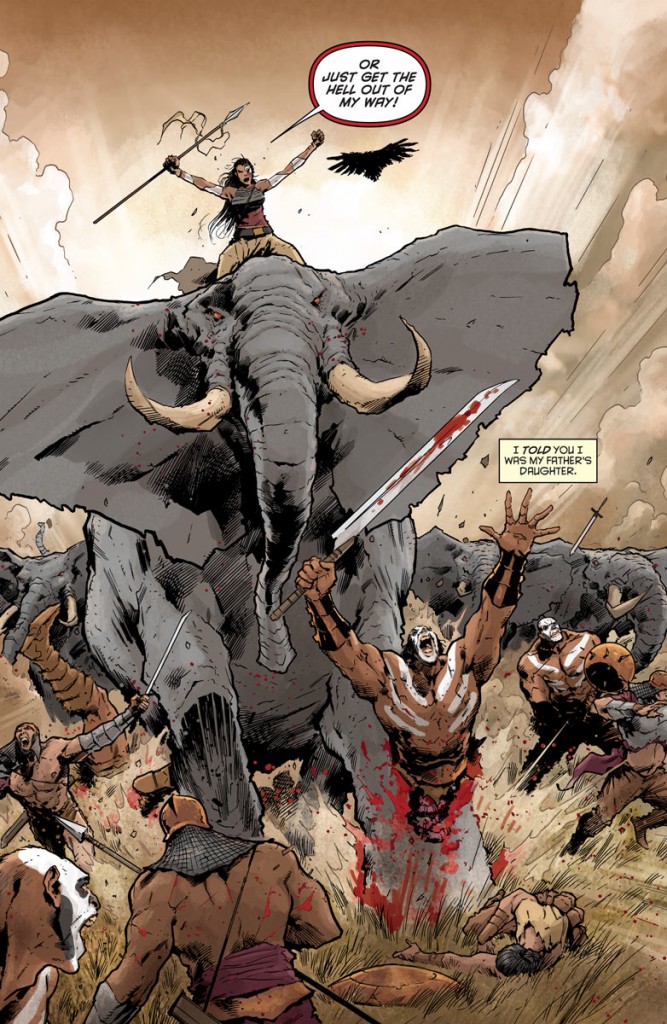 Best scene in the comic by far. War Elephants for the win!