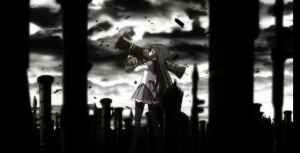 Homura is super cool in battle