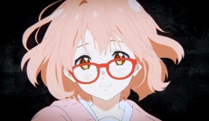 The cardigan. The messy hair. The strikingly red glasses. What's not to love?