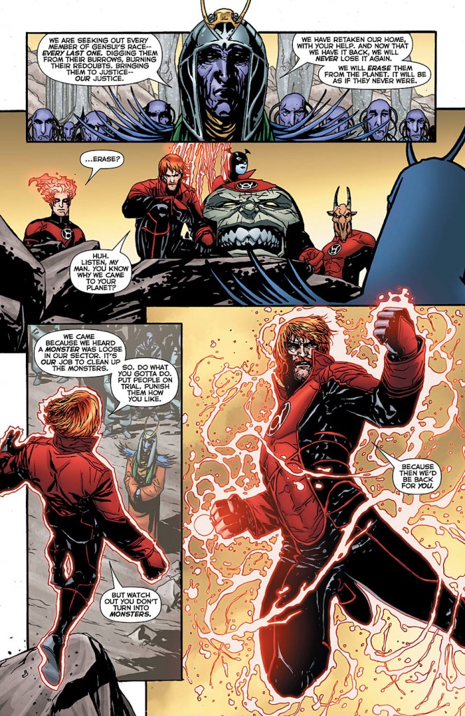 "LISTEN TO ME! AND MY AWESOME STACHE!" -Guy Gardner