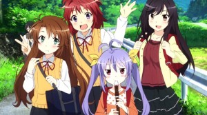 The cast. From left to right, Komari, Natsumi, Renge, and Hotaru.