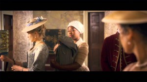 "Look, we're the only two black people in this movie. We gotta interact."