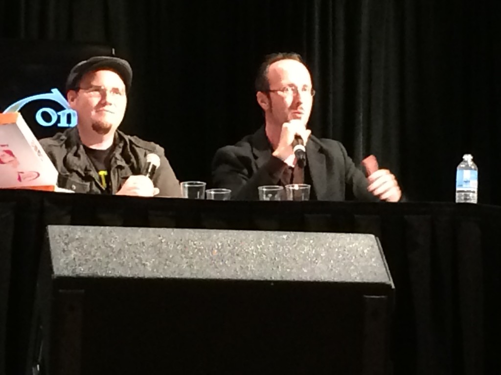 Rob and Doug Walker at their panel.