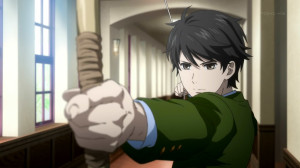 RDG Miyuki draws a bow