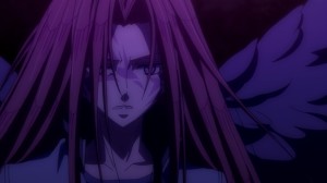 Rule of all anime: monster transformations get to look cool if it's your friend.