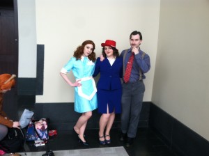 Saw a solid number of Agent Carter cosplays. Haven't watched it yet, but I approve anyway.