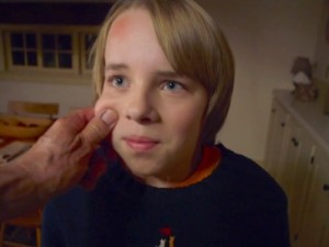 "Now you know what happens to kids who act like Vanilla Ice in this house, right?"