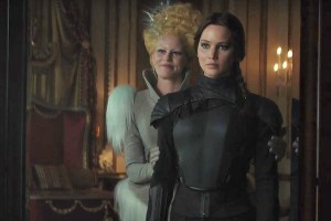 "Well if you're sticking with the bow, I'm sticking with the absurd hairstyles." "Fine!"